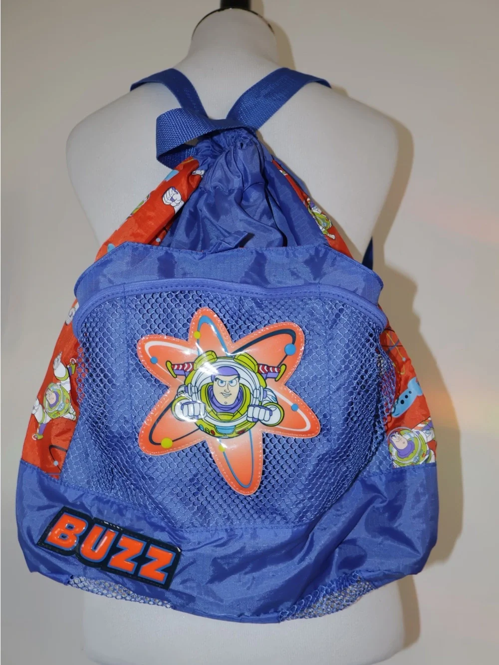 Walt Disney Pixar Toy Story Buzz Lightyear Backpack Drawstring Bag 17